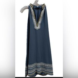 THML Blue Embroidered Dress